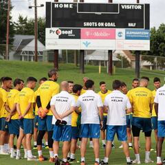 Ensayo a deshoras ante el intercultural Richmond Kickers