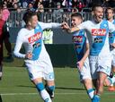 El Nápoles destroza al Cagliari con un imparable Mertens