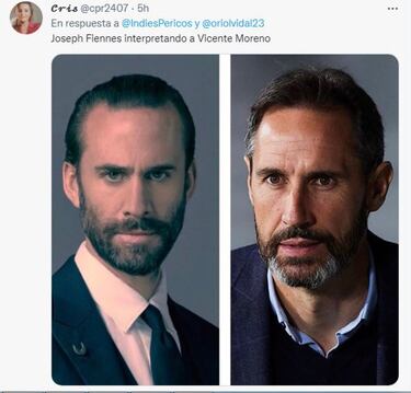 Joseph Fiennes y Vicente Moreno