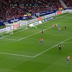 El gol de Melero que acabó con la paciencia del Metropolitano