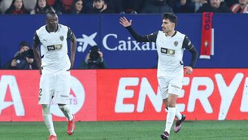 02/03/254 PARTIDO PRIMERA DIVISION
OSASUNA - VALENCIA
TERCER GOL EMPATE SADIQ 3-3 ALEGRIA