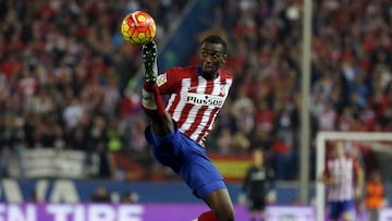 Jackson Martínez, durante un partido con el Atlético.