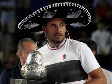 Las im&aacute;genes del t&iacute;tulo de Nick Kyrgios en Acapulco