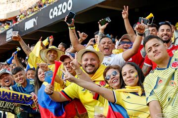 La Selección Colombia enfrentó a la Selección Irak en el estadio Mestalla, de Valencia, España. Este fue el primer amistoso de la Fecha FIFA.