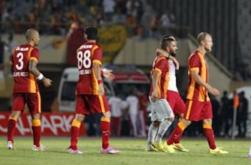 Arda al final de partido.