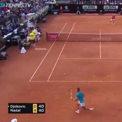 El rosco se cocinó con puntos extraterrestres como este: Nadal en estado puro