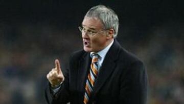 <b>ATENTOS. </B>Ranieri quiere la máxima tensión de los suyos frente al Villarreal.