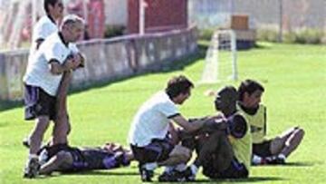 <b>EN EL OJO DEL JURACÁN</b>. Las sospechas sobre la condición física de los pucelanos se dirigen al preparador físico, Julio Hernando.