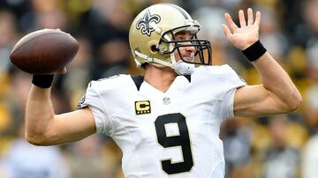 El quarterback de los Saints. 