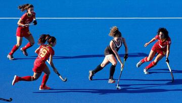 Espa&ntilde;a empat&oacute; ante Canad&aacute; en las Hockey Series.