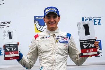 Palou, tras vencer en Nürburgring cuando debutó en las World Series.