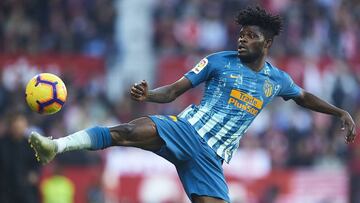 Thomas, durante el Sevilla-Atlético