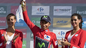 Nairo saca la casta en la etapa 8 y es líder de la Vuelta a España
