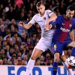 Busquets no sale a entrenar y es duda para el duelo ante el Lega