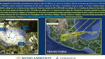 Huracán Grace en México: cuál es su trayectoria y cuándo llega a Veracruz, Hidalgo y Puebla