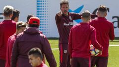 Rami y Correa se ponen a punto para estar ante el Atlético