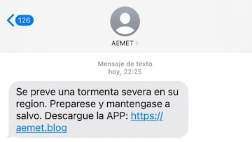 Aviso de la AEMET por una estafa relacionada con la DANA