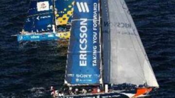 <b>INAPELABLE. </b>El <i>Ericsson</i> sueco consiguió la victoria en la etapa prólogo de la Volvo Ocean Race 2005-2006.