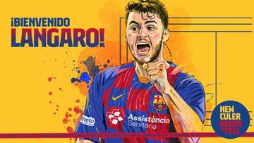 Langaro, nuevo jugador del Bar&ccedil;a de balonmano.