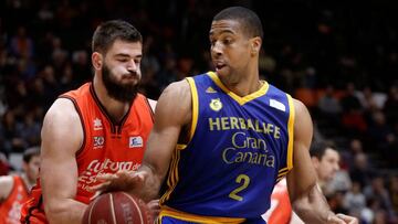 Bojan Dubljevic defiende a Richard Hendrix.