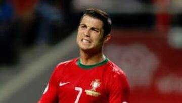 <b>LO INTENTÓ. </b>Cristiano se mostró muy participativo, jugó en equipo, pero no pudo marcar.