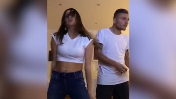 Immobile and girlfriend get their groove on for their followers