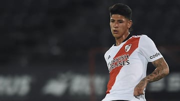 Jorge Carrascal, volante de River Plate, dio su aporte en el título de Liga de Argentina. Pasó de ser titular a alternativa para el DT Marcelo Gallardo