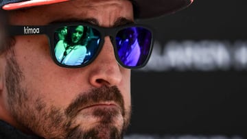 Fernando Alonso en M&euml;xico.