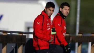 Herrera y Rojas ser&aacute;n parte del plantel de Chile en la Copa Am&eacute;rica y por esos adelantaron sus vacaciones. 