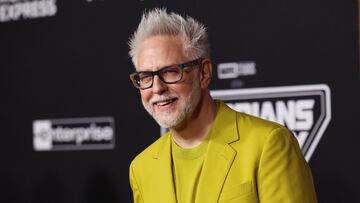 Director James Gunn attends the premiere of 'Guardians of the Galaxy Vol. 3' in Los Angeles, California, U.S., April 27, 2023. REUTERS/Mario Anzuoni