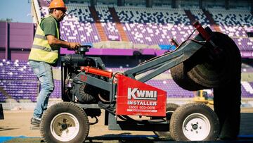 Zorrilla recibe los primeros tepes de hierba a 16 días del debut