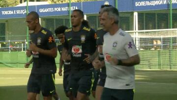 Sin Neymar: la práctica de Brasil tras su amargo empate