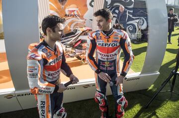 Mrquez y Pedrosa "vuelan sin motor" en Las Rozas