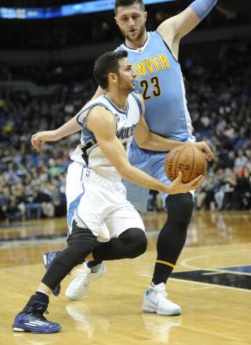Ricky Rubio y Jusuf Nurkic.