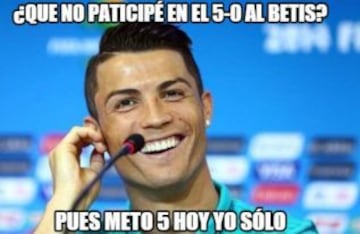 Los memes del repóker de Cristiano Ronaldo ante Espanyol