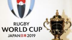 Presentaci&oacute;n del logo de la Copa del Mundo de Rugby de Jap&oacute;n 2019.