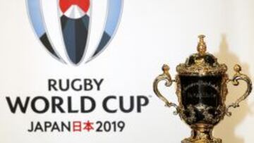 Presentaci&oacute;n del logo de la Copa del Mundo de Rugby de Jap&oacute;n 2019.