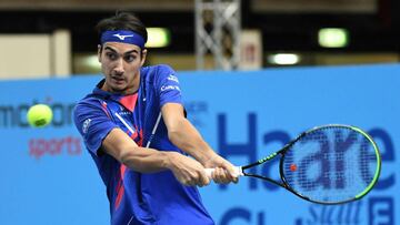 Lorenzo Sonego, en el ATP 500 de Viena.