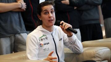 Carolina Marín: "El objetivo sigue siendo el oro olímpico"