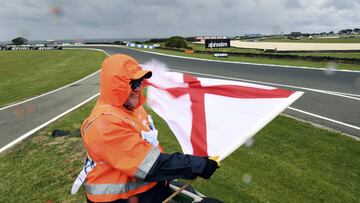 Lluvia en Phillip Island.