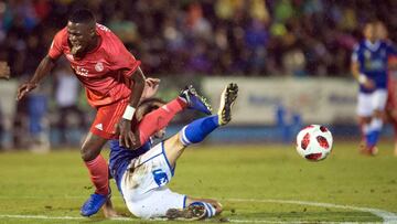 Vinicius, en un momento del partido ante el Melilla.