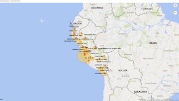 Mapa de casos por coronavirus por región en Perú: hoy, 25 de junio