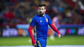 Gerard Pique of Spain