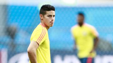 James Rodríguez con Colombia.
