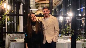 La novia de Fede Valverde celebra el gol con un embarazo sorpresa de seis meses