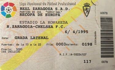 El 3-0 frente al Chelsea en las semifinales de la Recopa cumple 25 años