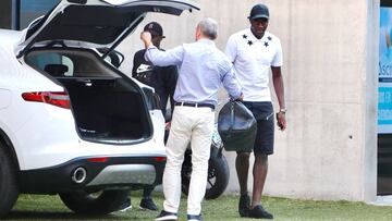 Diakhaby, listo para pasar revisión médica.