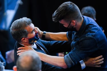 Joan Laporta, sobre la situacin de Piqu: Est sufriendo mucho