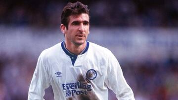 Eric Cantona during his Leeds United days