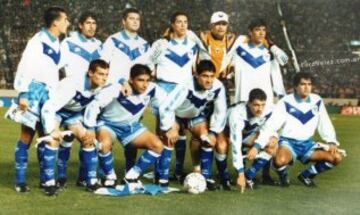 José Luis Sánchez convirtió un gol jugando por Vélez en la Copa Libertadores 1995. 